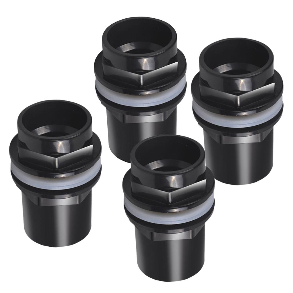 4 Pcs Fish Tank Tube Pipe Joint Aquarium Pipe Connector Coupler Adapter 32mm