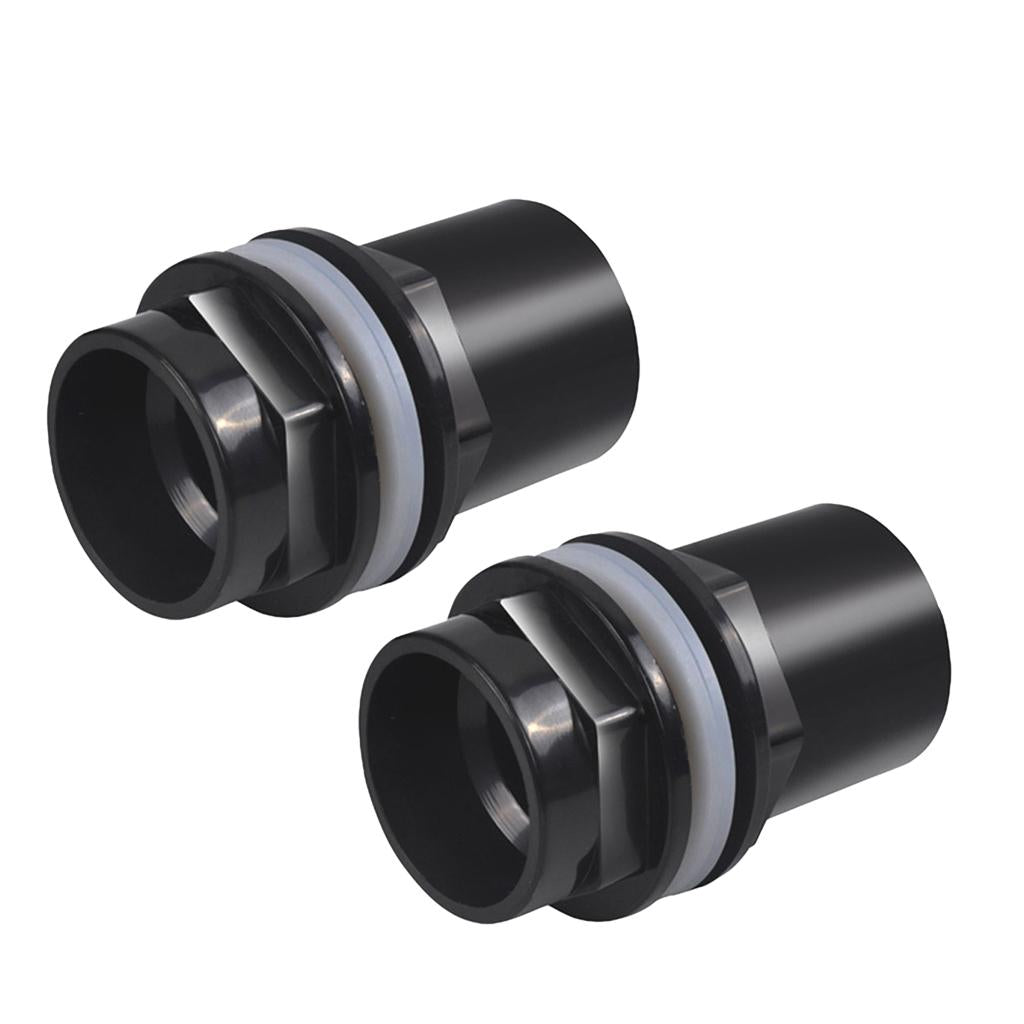 2 Pcs Fish Tank Tube Pipe Joint Aquarium Pipe Connector Coupler