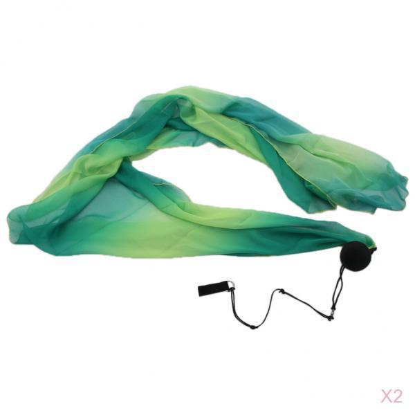 Belly Dance Silk Veil Poi Throw Balls Dance Accessories Props