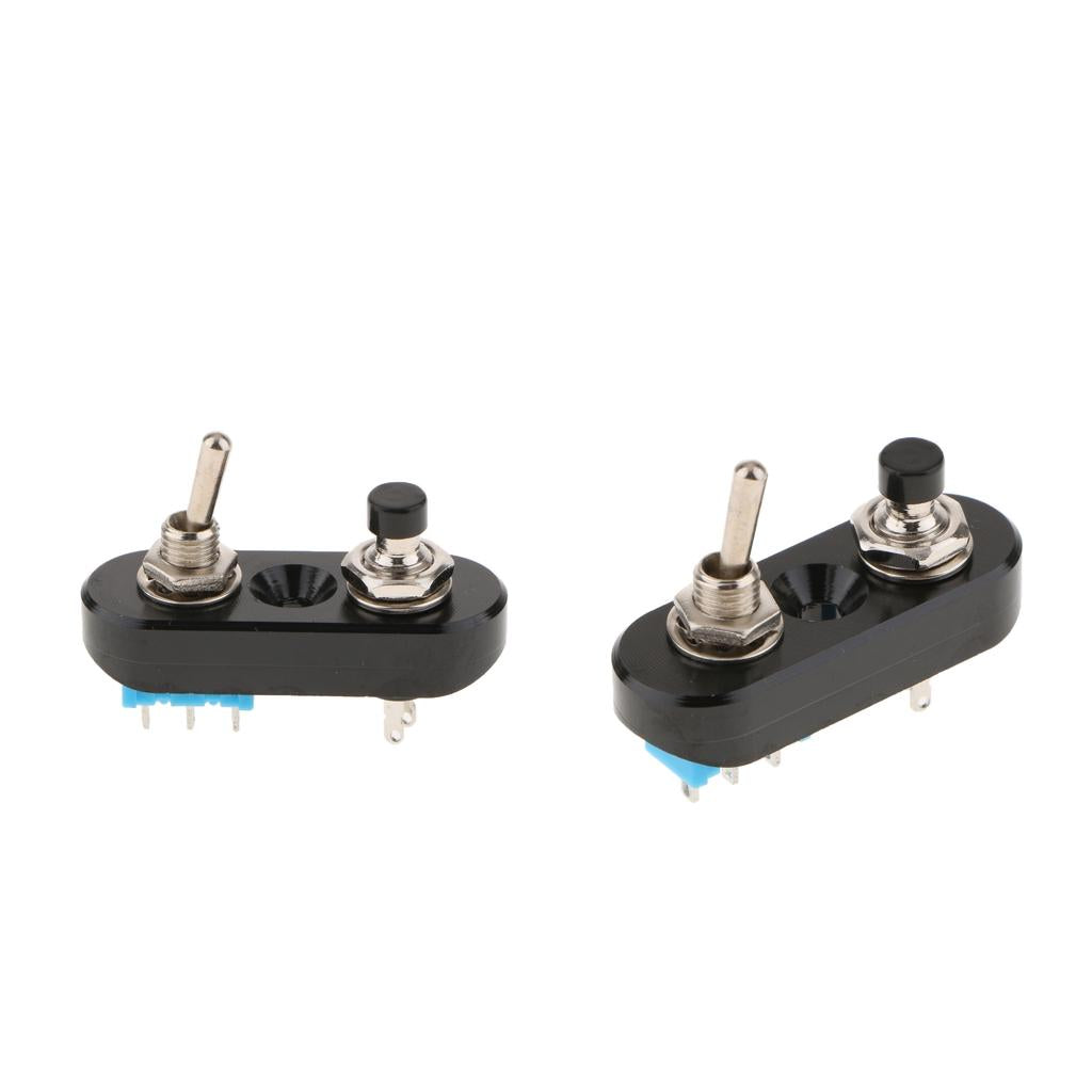2 x Motorbike Headlight Spotlight Overtaking Start Horn Handlebar Switch