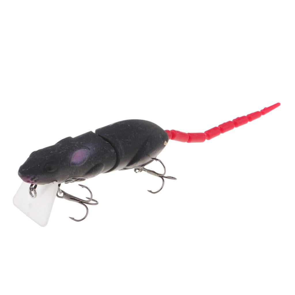 3pcs Hollow Body Mice Rat Lures Topwater Fishing Lures Bass Baits Crankbait