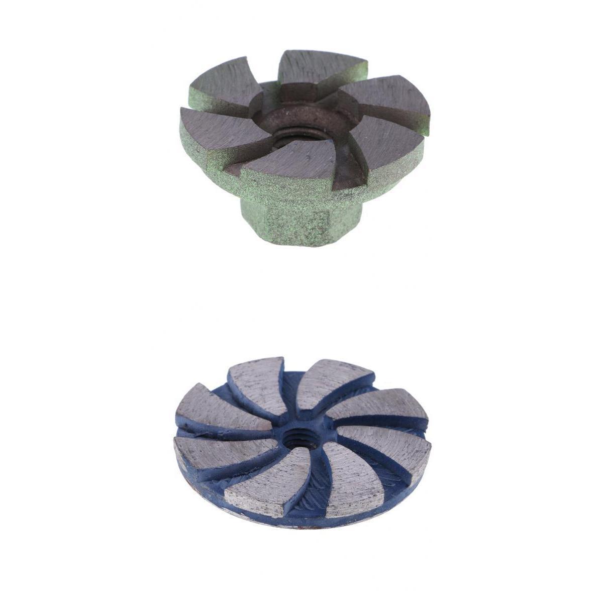 2 Pcs Diamond Grinding Cup Wheel Cutting Disc Grinder Concrete Stone 35/56mm