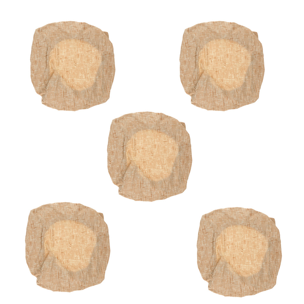 5pcs Universal Spandex Stretch Office Swivel Chair Seat Slipcover Khaki