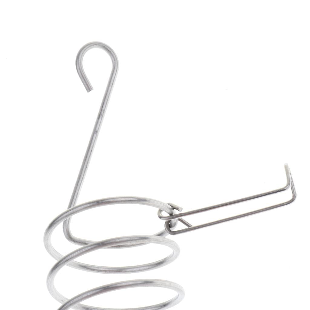 2Pcs Spiral Steel Feeder Bird Parrot Food Fruit Vegetable Holder Toy