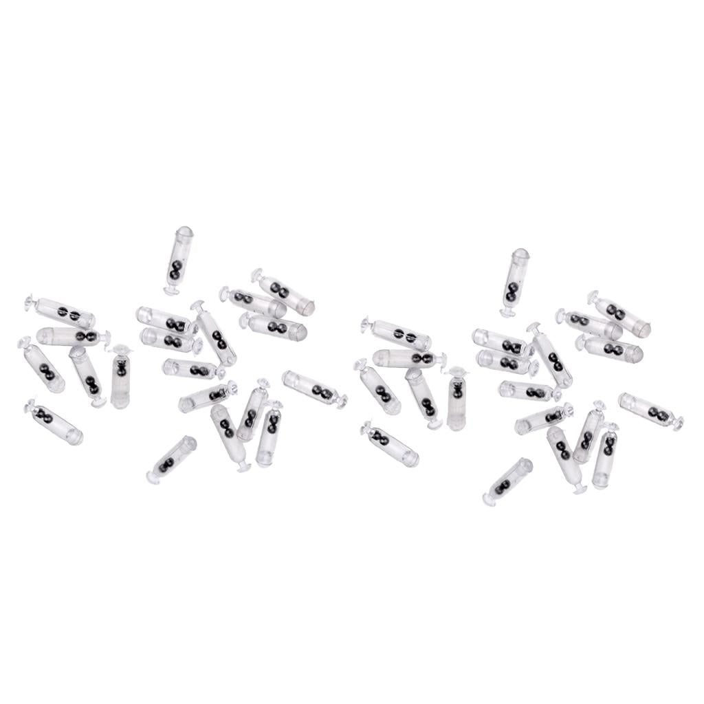40 Pieces Fishing Lure Rattles Insert Tube Rattle Shake Attract Sound Bar