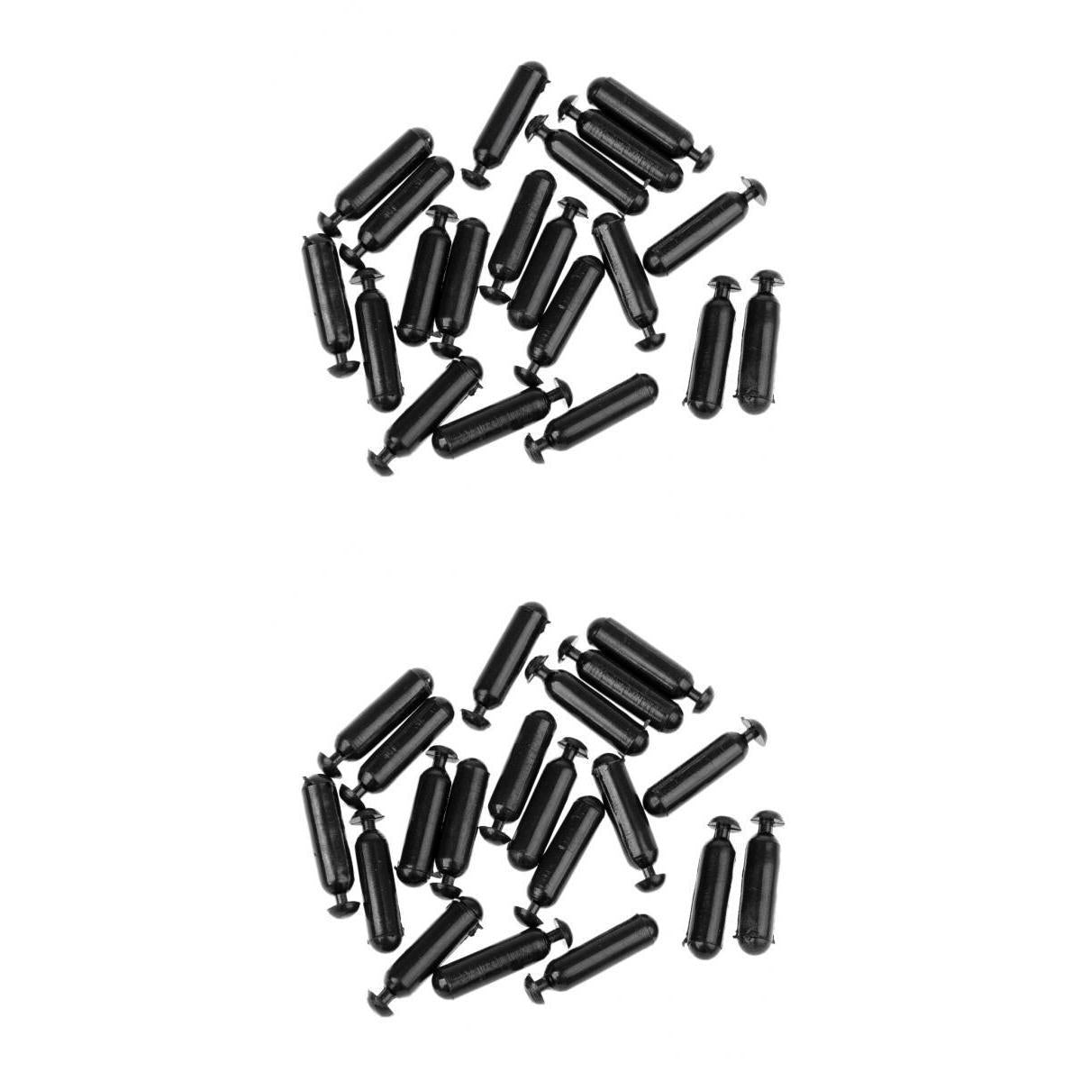 40pcs Fishing Lure Rattles Insert Tube Rattle Shake Attract Fly Sound Bar
