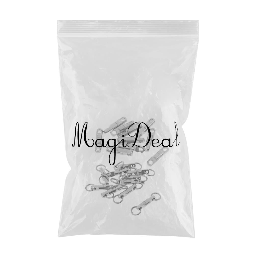 20pcs Fishing Ball Bearing Swivels Heavy Duty Big Game Fishing Swivels 3.5mm
