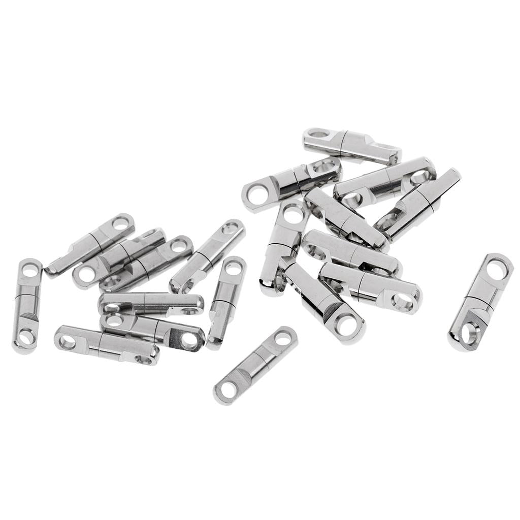 20 Pieces Fishing Ball Bearing Swivels Heavy Duty Fishing Cylindrical Swivel