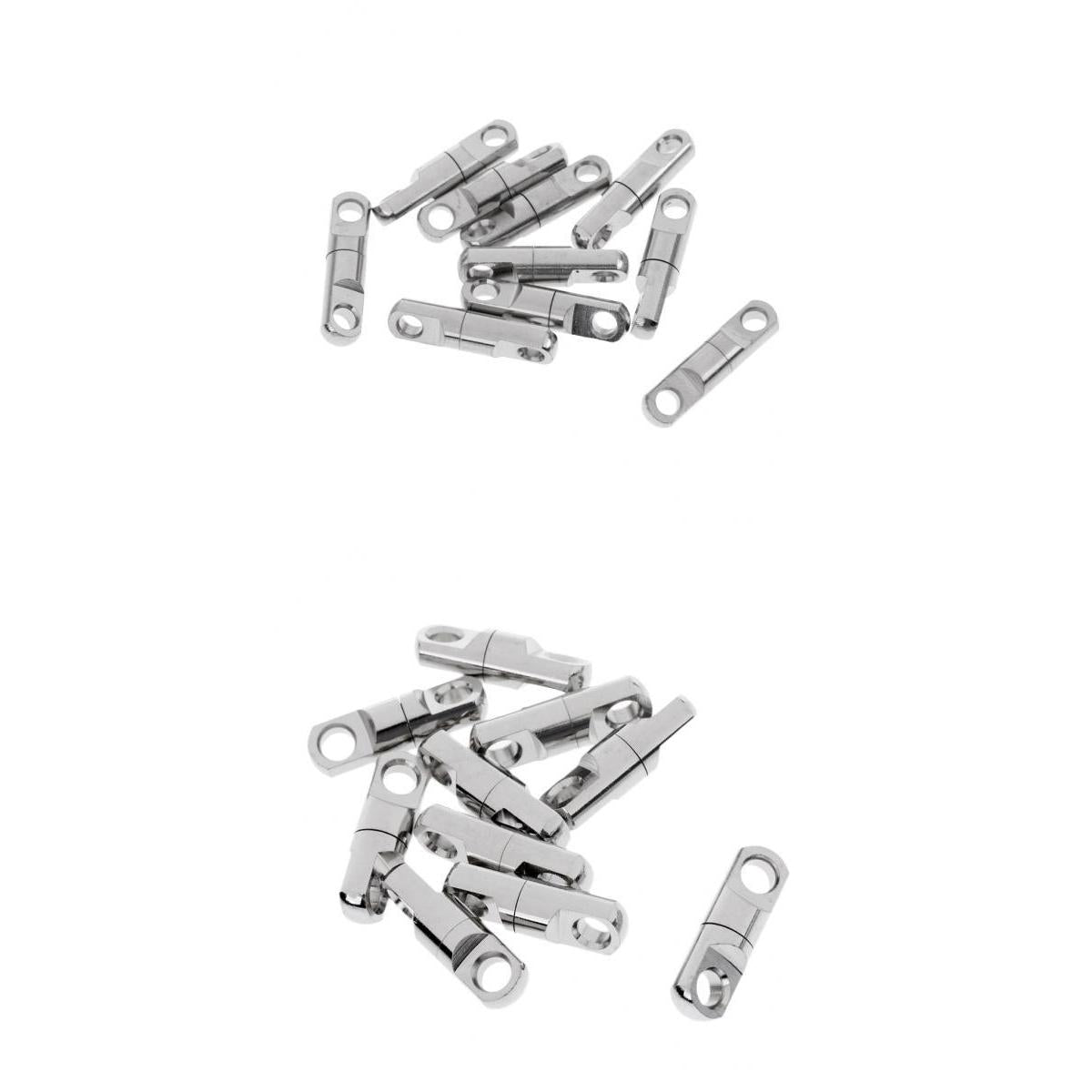 20 Pieces Fishing Ball Bearing Swivels Heavy Duty Fishing Cylindrical Swivel