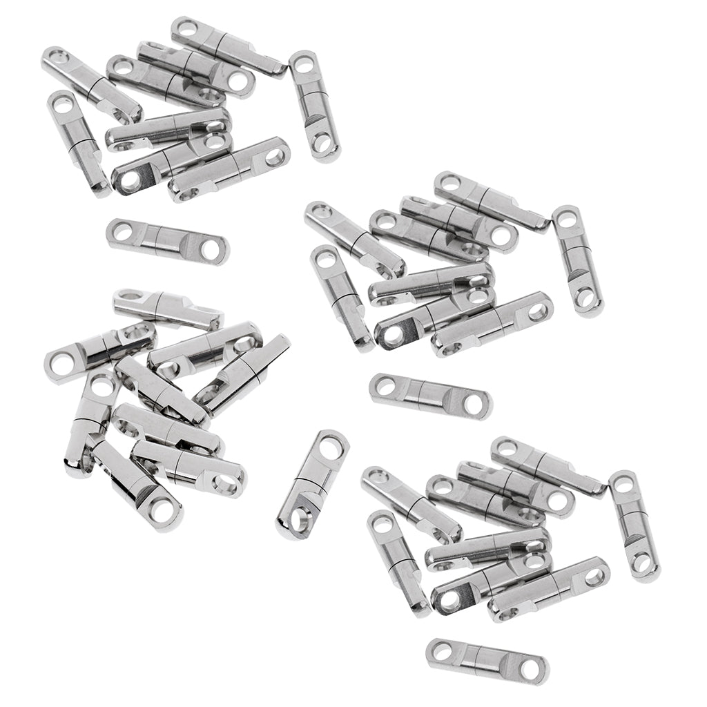 40pcs Heavy Duty Swivel Ball Bearing Swivels Big Game Fishing Tackle 4 Size