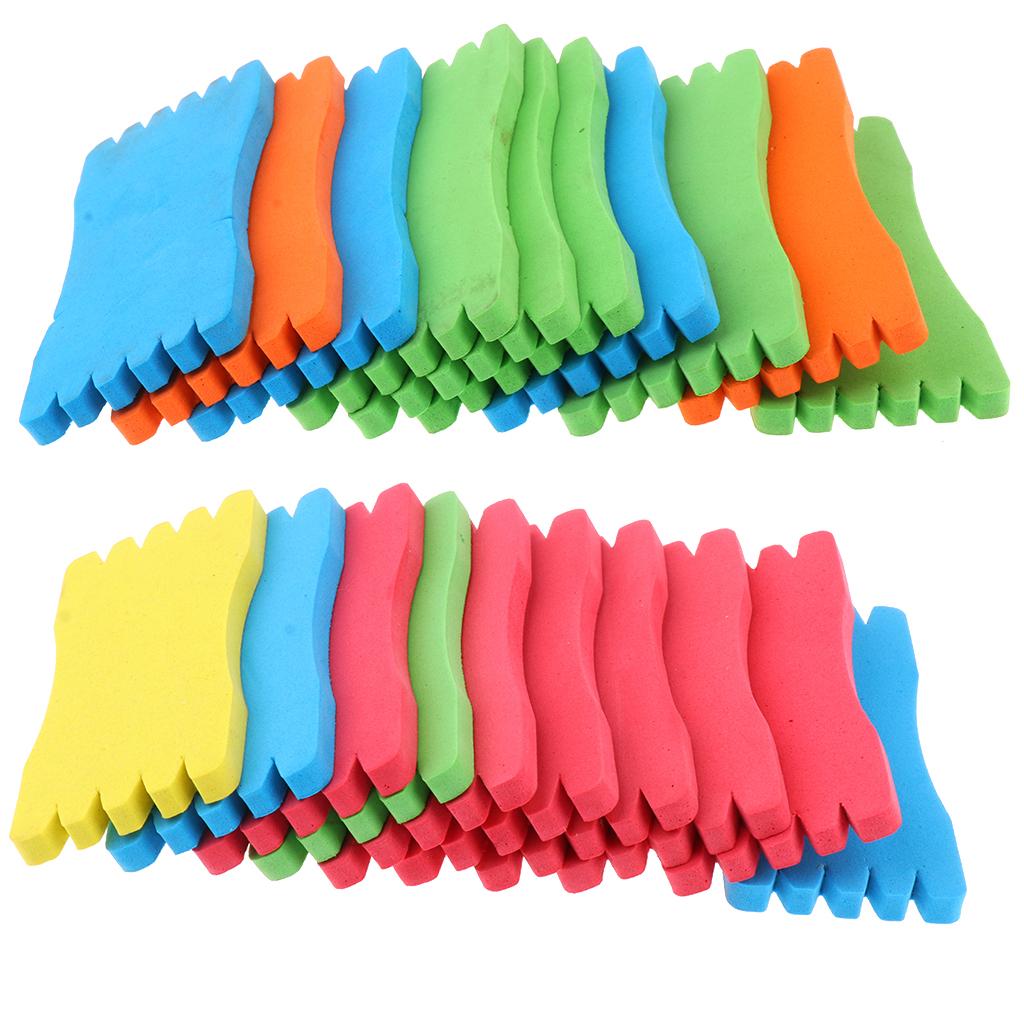 20pcs Foam Fishing Line Board Fishing Winding Board Wrapped Wire Spool Board