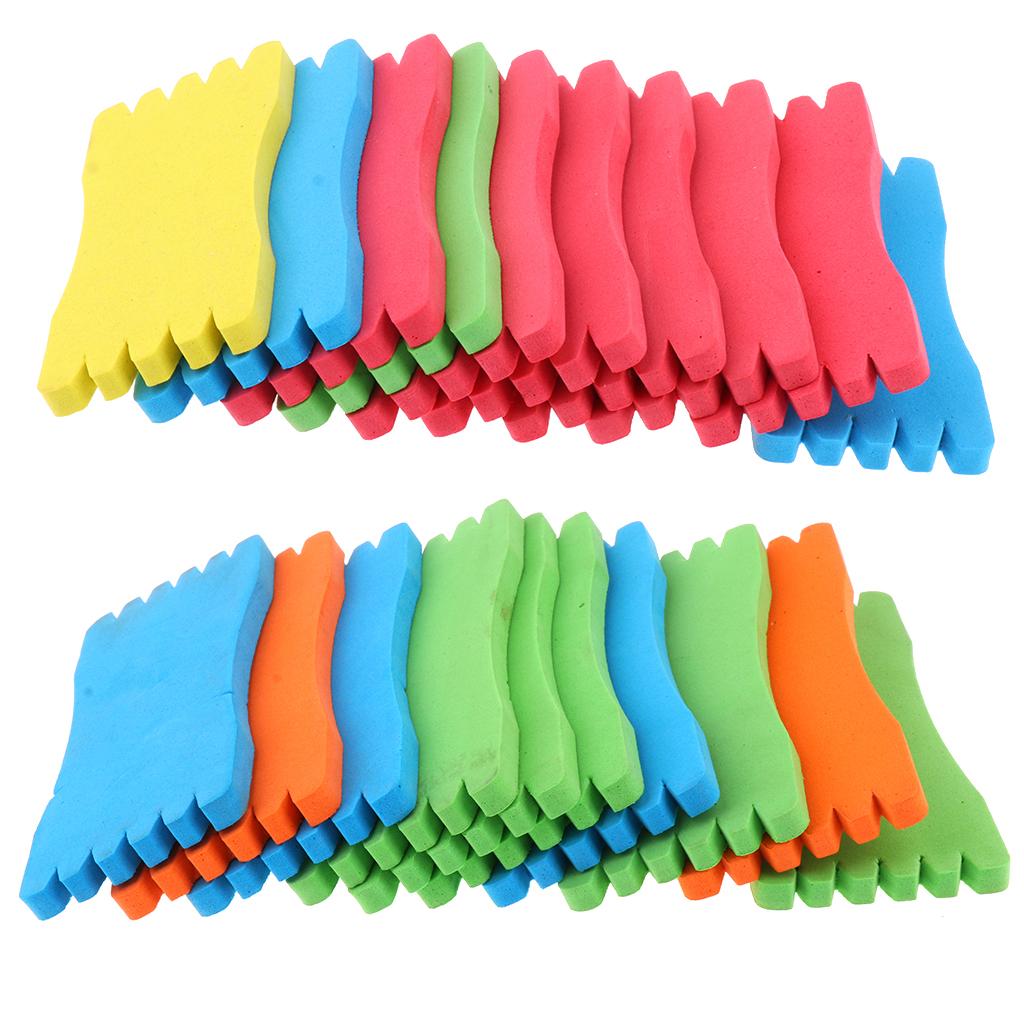 20pcs Foam Fishing Line Board Fishing Winding Board Wrapped Wire Spool Board