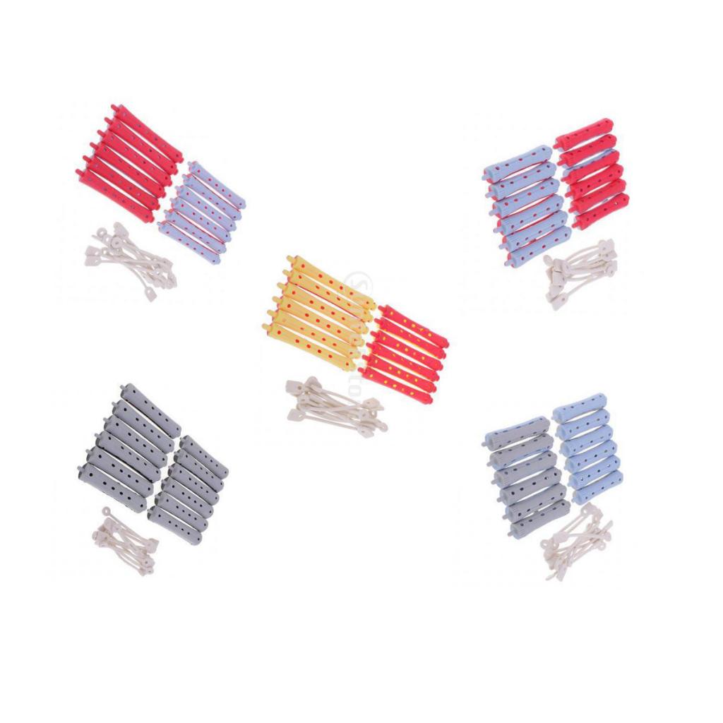 60x Hair Curler Clamps Hairdreser Perm Rods Hair Styling DIY Tool