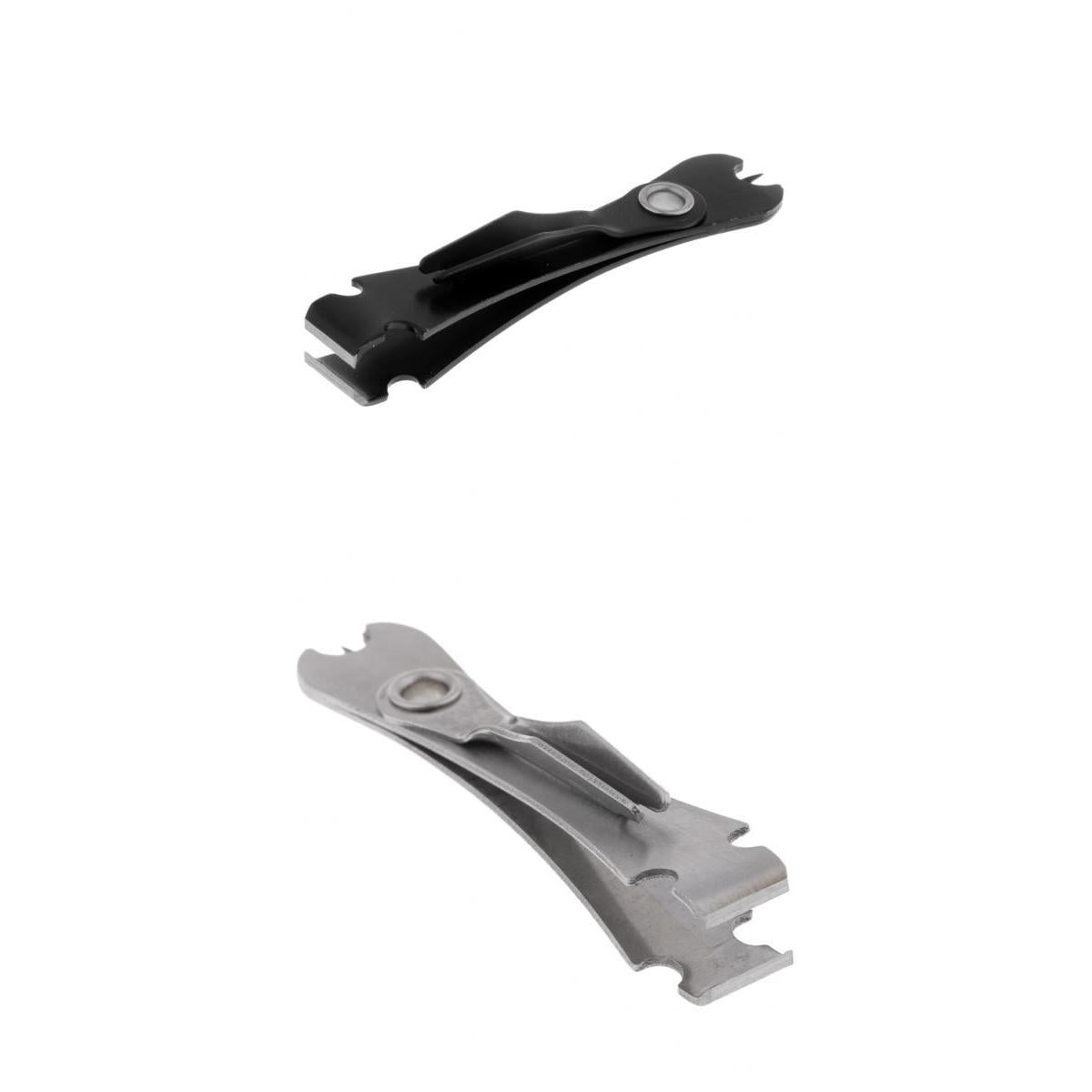 2pcs Fly Fishing Line Nipper Clippers Cutter Line Knot Tyer Jig Eye Cleaner