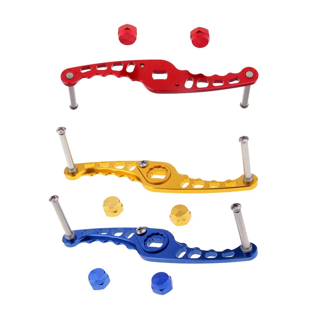 3pcs Aluminium Alloy Fishing Reel Handle Knobs for D/S/A Baitcasting Reels