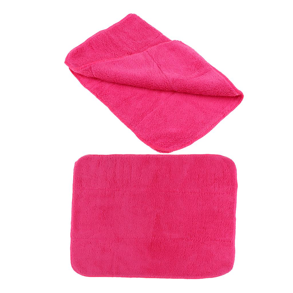 2pcs Skate Cover Wipe Care Cleaning Cloth Quick Drying Cleaner Towel Pink