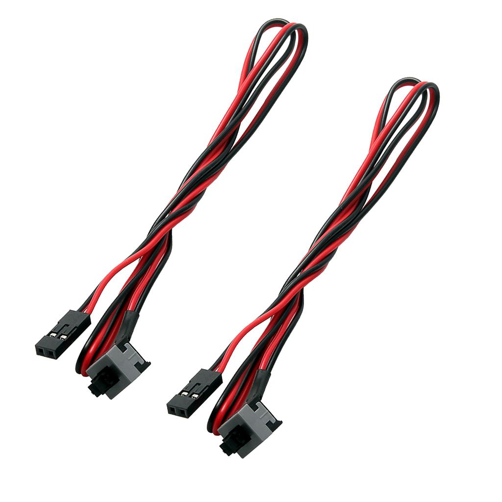 2Pieces ATX Computer Motherboard Power Cable Switch On/Off/Reset Button