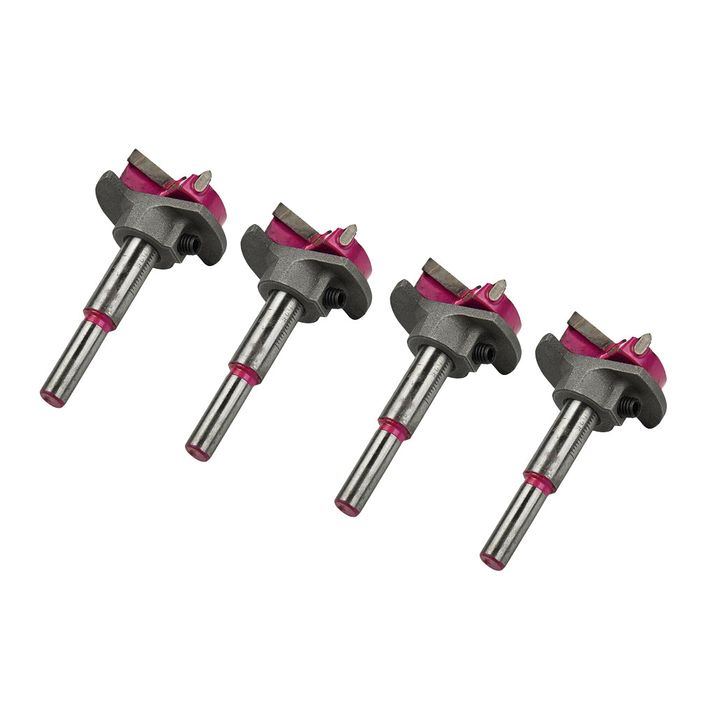 4x 35MM Carbide Tipped Hinge Cutter Special Design Boring Drill Wood Tool