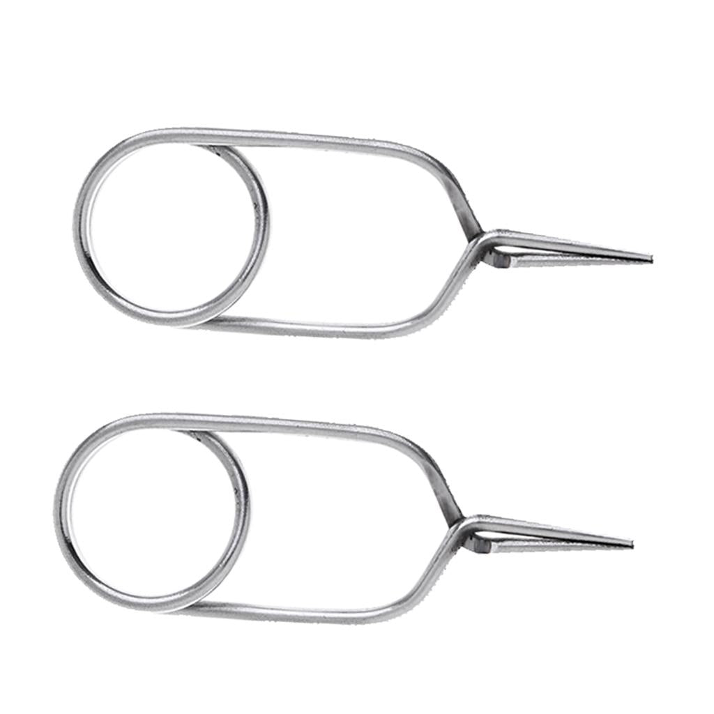2 Pieces Fly Tying Hackle Pliers, Designed For Fly Fishing Enthusiast Tackle