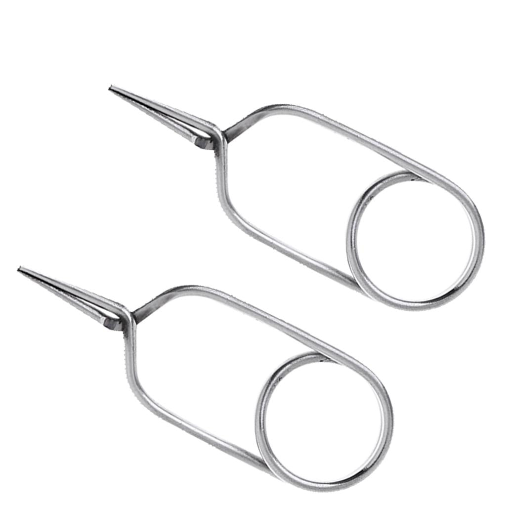 2 Pieces Fly Tying Hackle Pliers, Designed For Fly Fishing Enthusiast Tackle