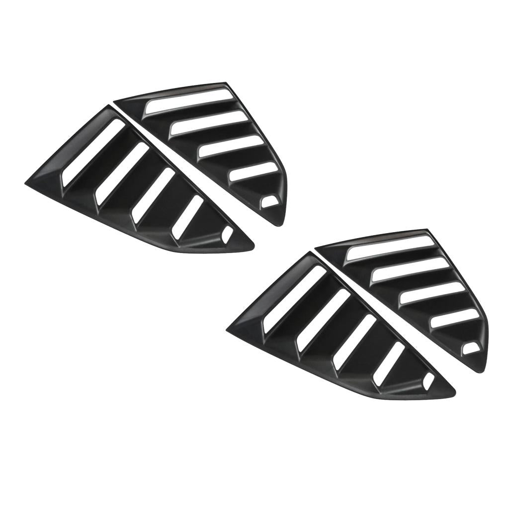 2X Car Side Window Louvers Trim Intake Grille Decoration for Camaro