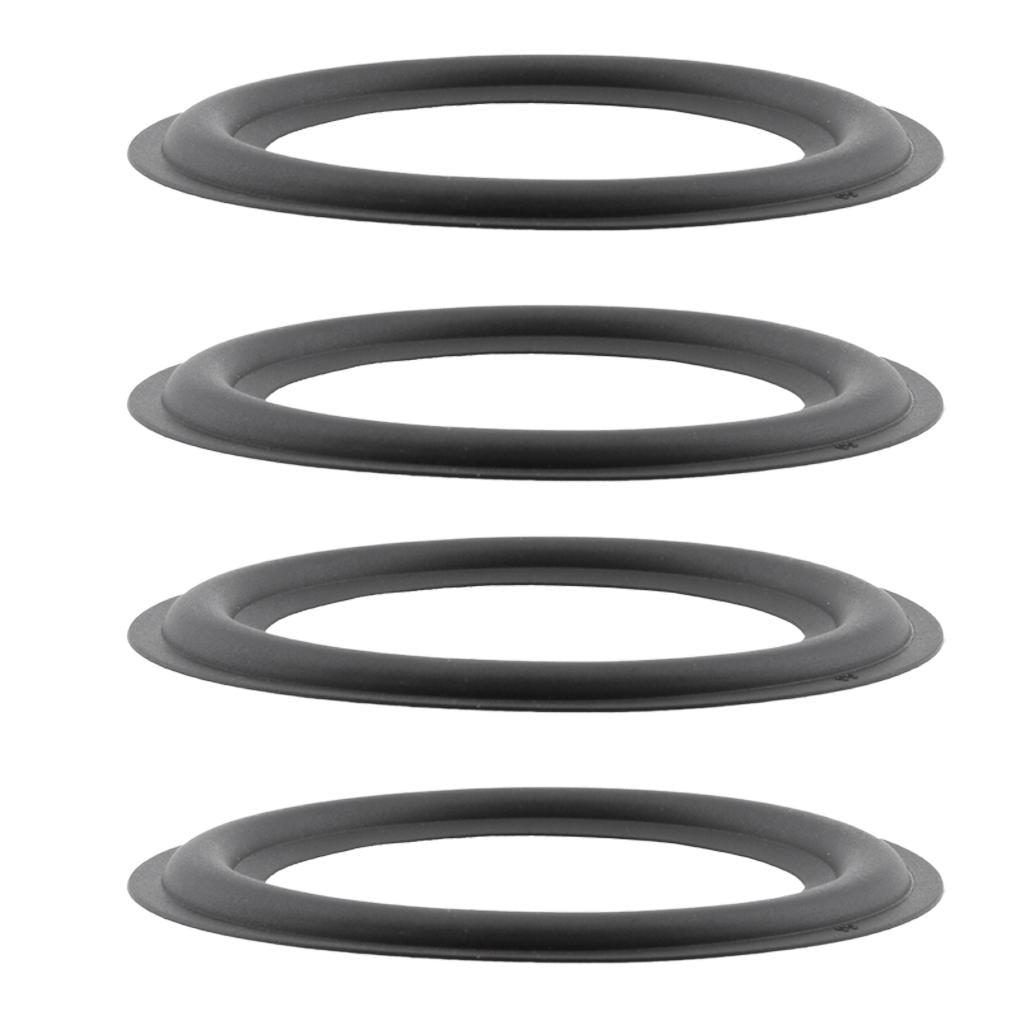 4x Audio Speaker Rubber Foam Speaker Edge Repair accessories 4 inch