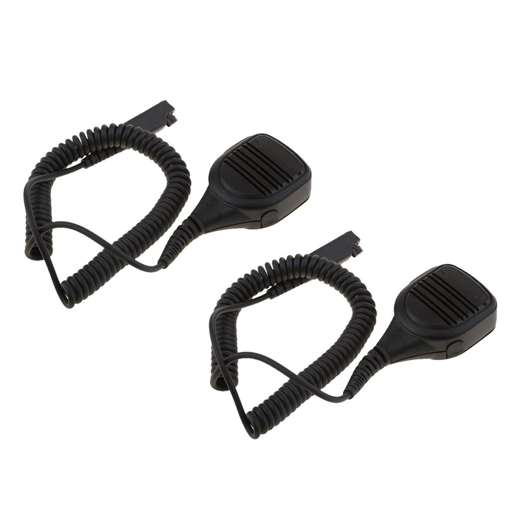 2pcs Waterproof Shoulder Speaker Microphone for Sepura STP8000 Walkie Talkie