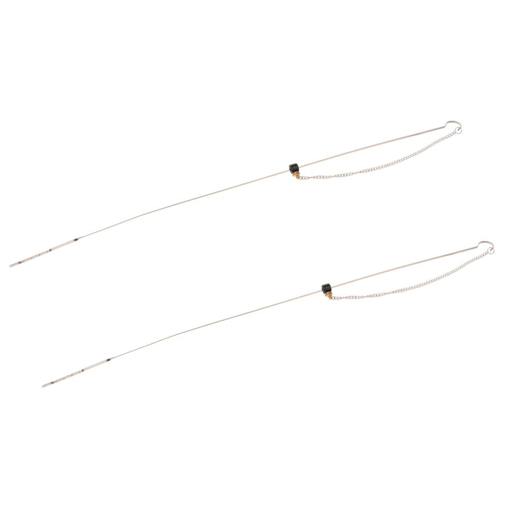 2Pcs Adjustable Oil Dipstick Gauge Tool for Audi A6 A5 A4 2.0L 3.2L 4.2L