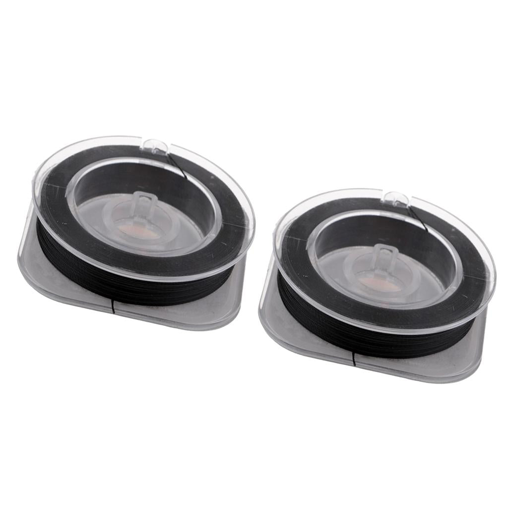 2pcs 50m Fishing Rod Guide Ring Wrapping Line Rod Building Wrapping Thread