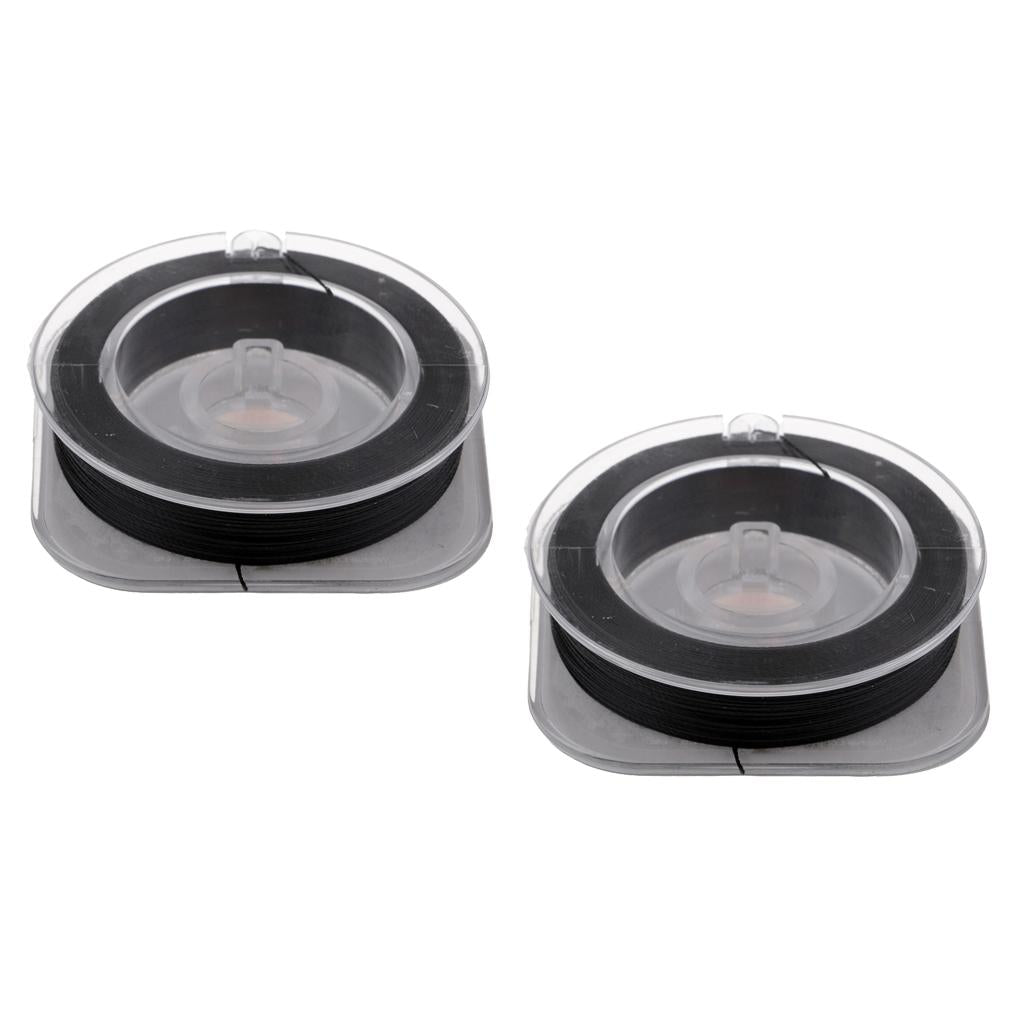 2pcs 50m Fishing Rod Guide Ring Wrapping Line Rod Building Wrapping Thread