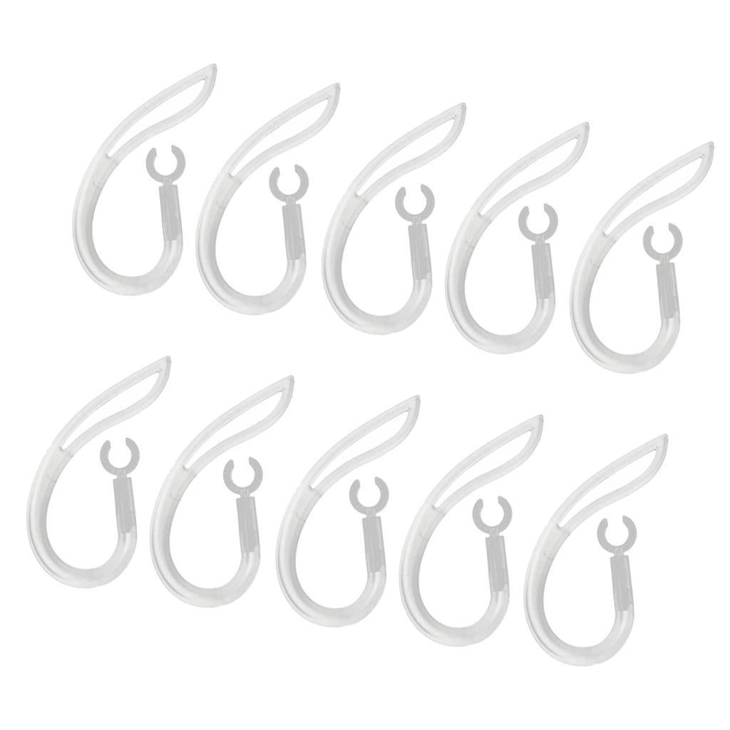 10X Silicone Earhook Ear Hook Loop Earloop Clip For Bluetooth Headset 6.0mm