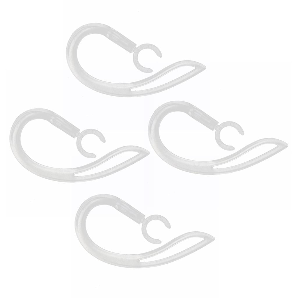 4X Silicone Earhook Ear Hook Loop Earloop Clip For Bluetooth Headset 9.0mm