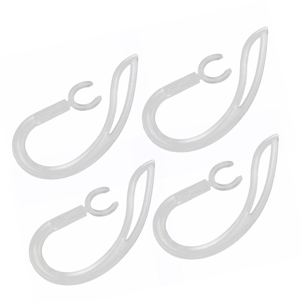 4X Silicone Earhook Ear Hook Loop Earloop Clip For Bluetooth Headset 9.0mm