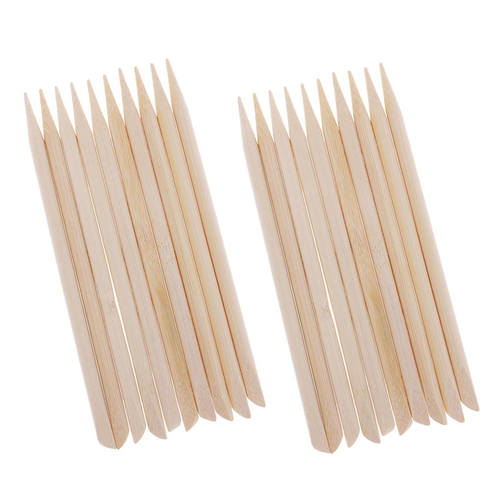20 Pcs Multi-Purpose Wooden Stylus Scratchers for Kids Scratch Art Surfaces
