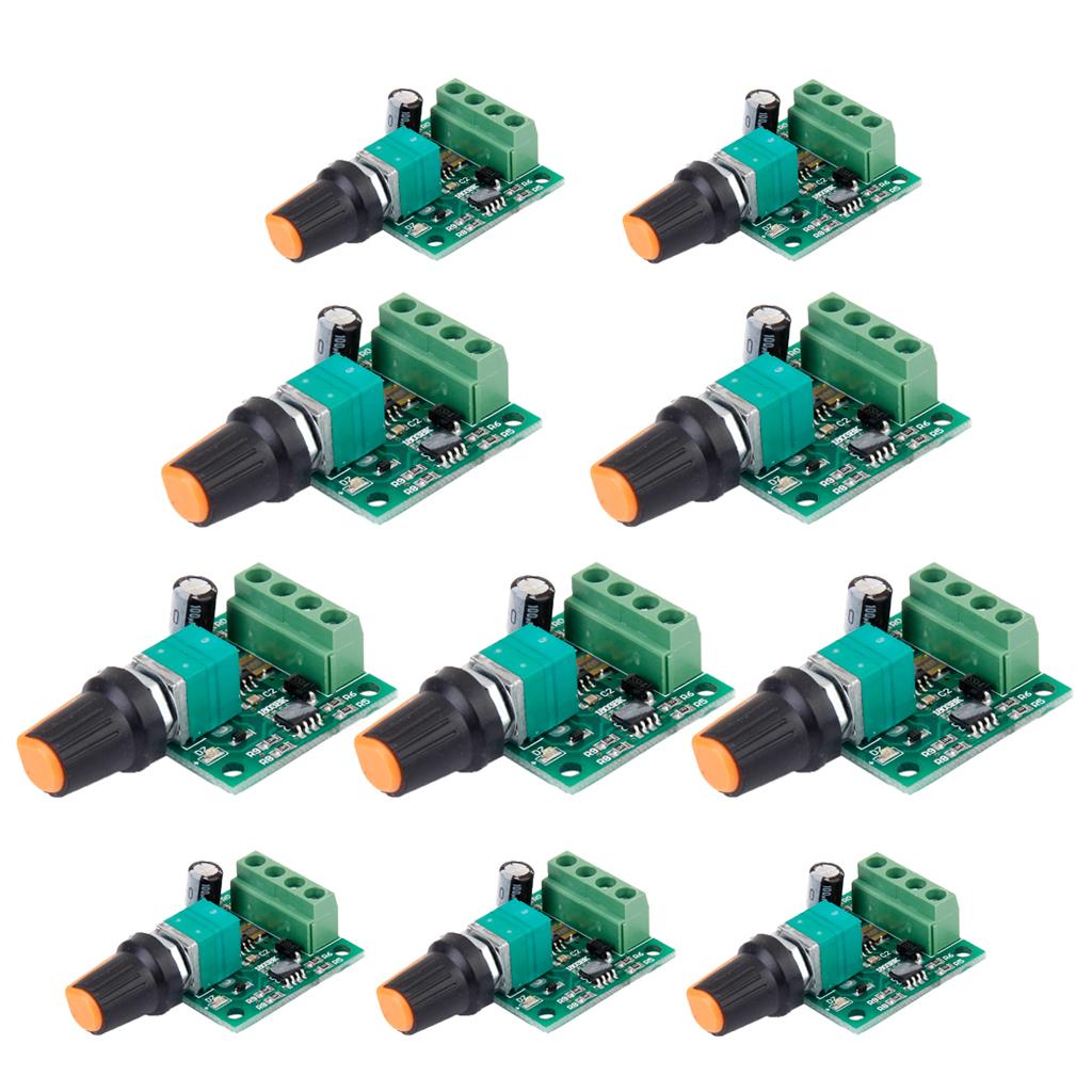 5pcs DC 3V-35V 5A +5pcs DC 1.8V-12V 2A Motor PWM Speed Controller LED Dimmer