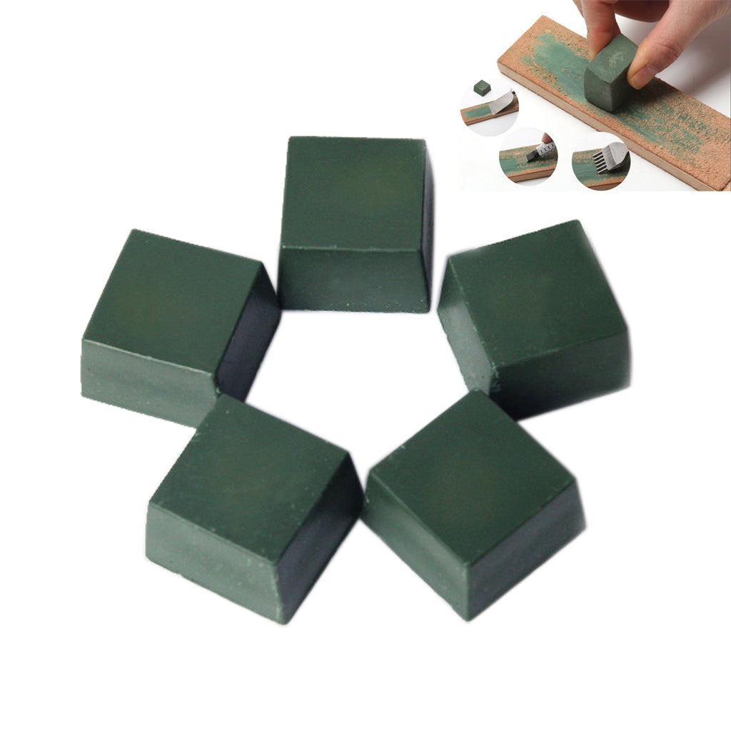 5 Pieces Green Metal Grinding Buffing Compound Polishing Paste 30g