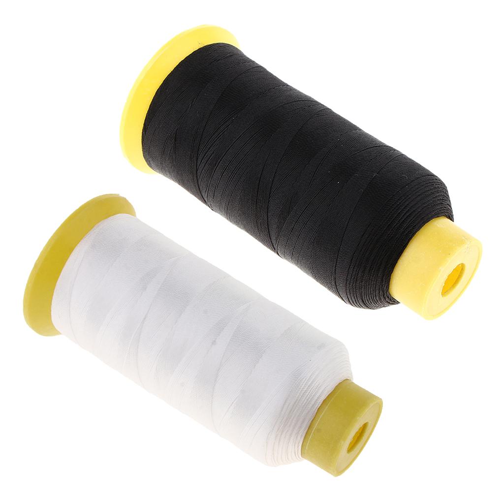 2pcs Strong 210D Bonded Nylon Sewing Thread for DIY Leather Craft 900m/each