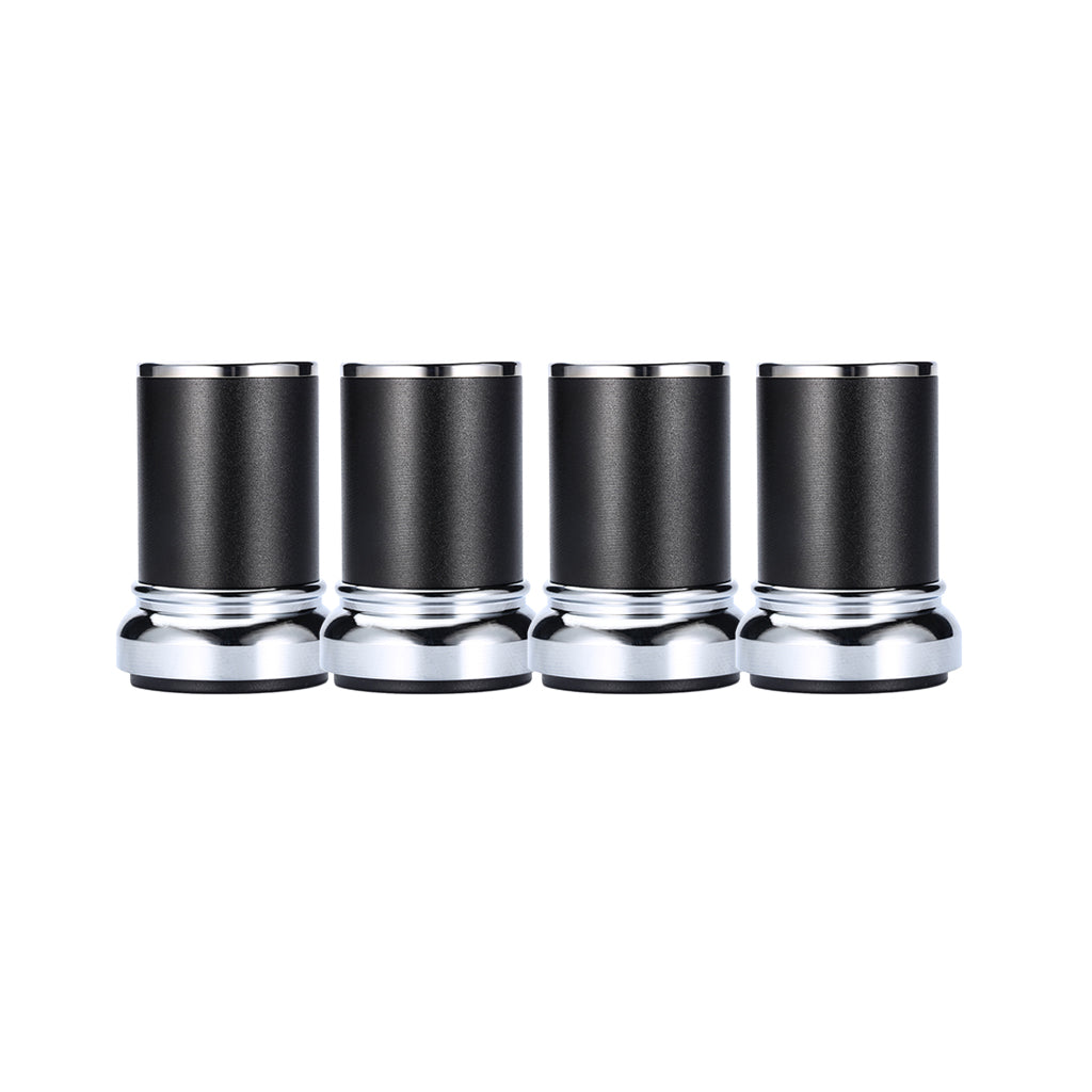 4Pcs Alloy Furniture Legs Tables Sofa Feet with Rubber Base Height 8cm