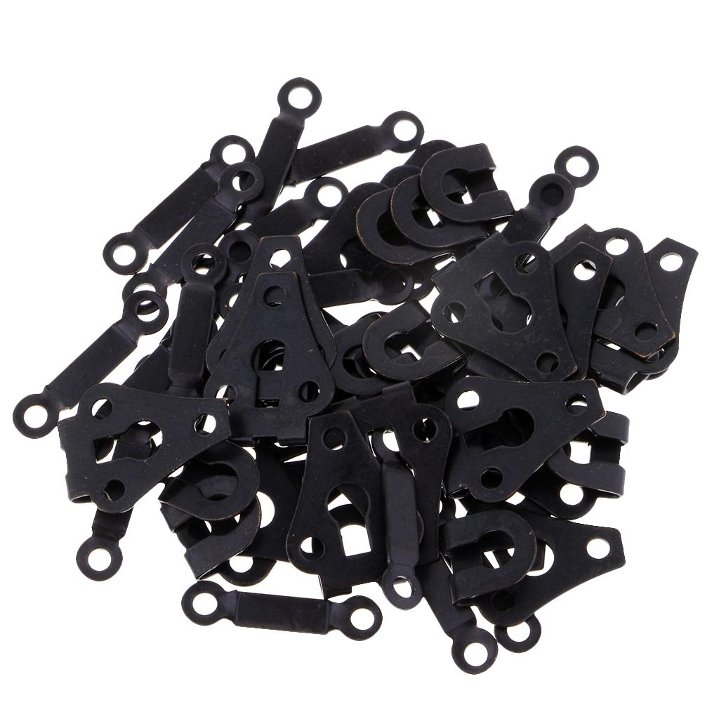 40 Sets Copper Hook and Eye Closures Fastener for Trouser Jeans Dress Pants