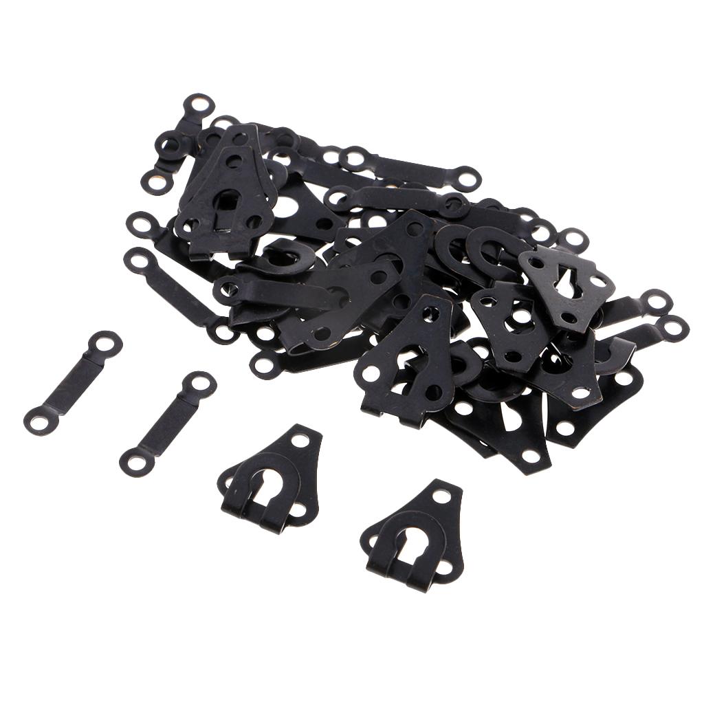 40 Sets Copper Hook and Eye Closures Fastener for Trouser Jeans Dress Pants