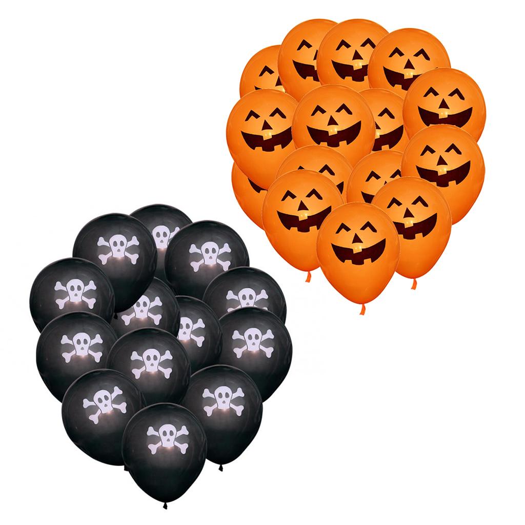 40 Pieces Halloween Latex Balloons Horror Party Decorations 12 inch