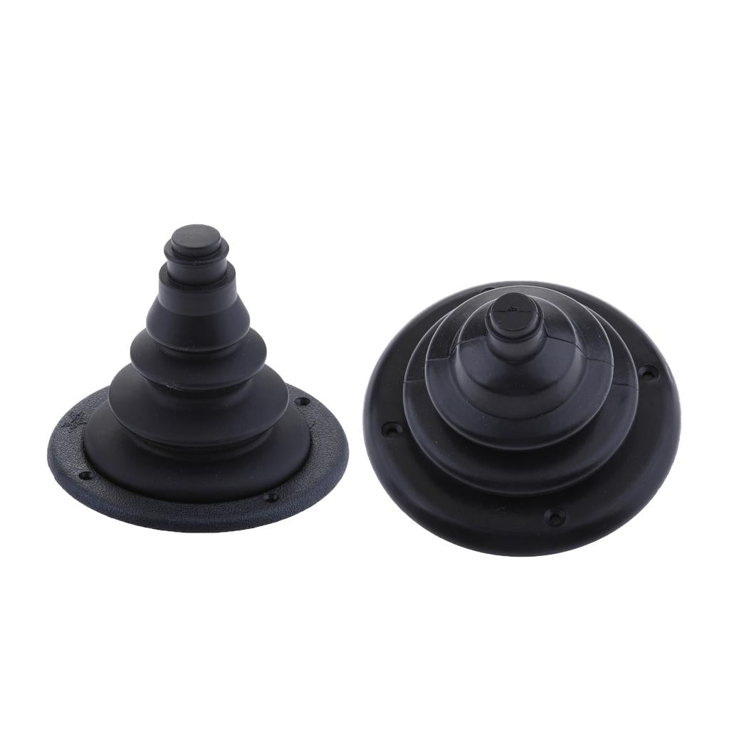 70mm 105mm Rigging and Cable Boot for Boats - Rigging Hole Cover Black