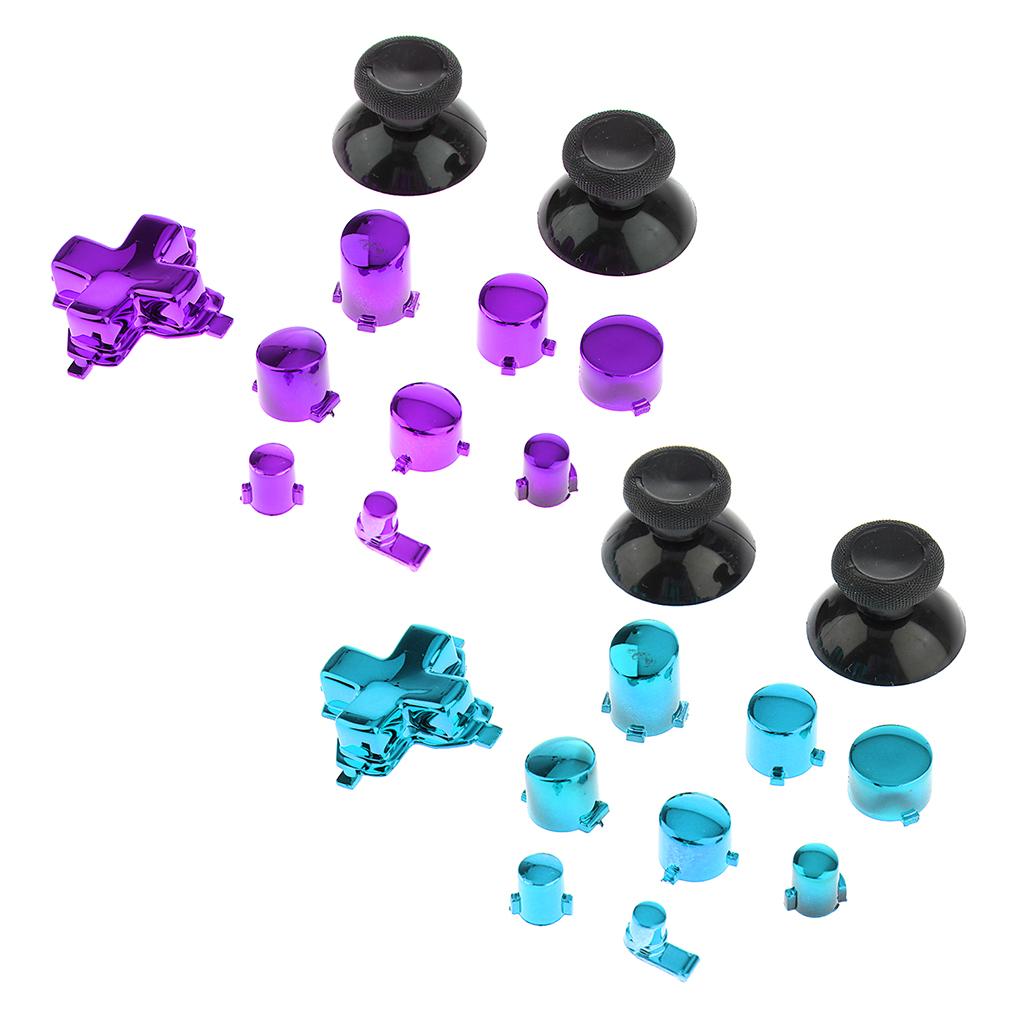 2Set Full Button Kit Bumper ABXY Dpad Replacement For One S Controllers