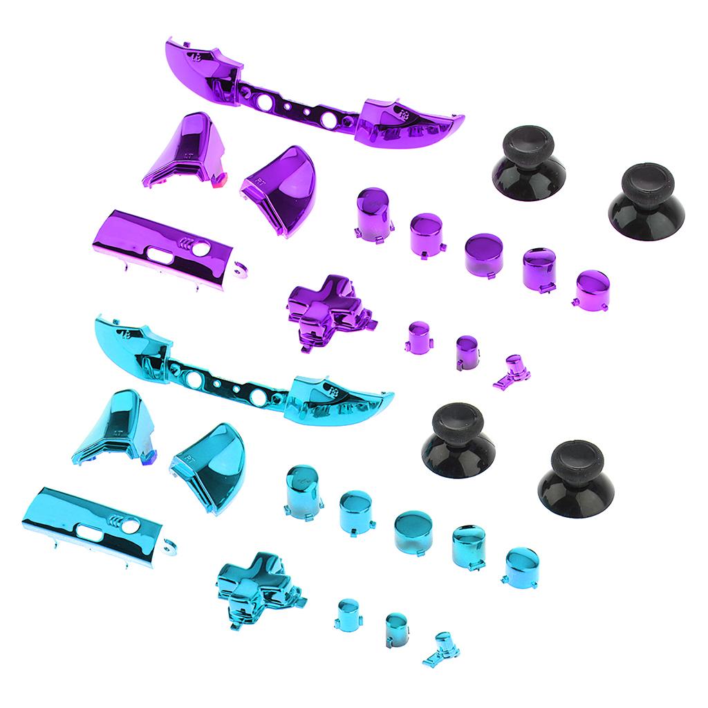 2Set Full Button Kit Bumper ABXY Dpad Replacement For One S Controllers