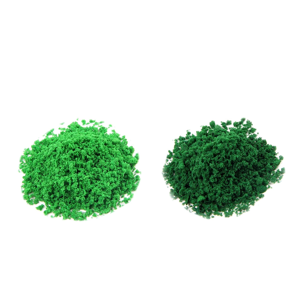 2 Pack Green Sponge Powder Tree Powder Sand Table Model Auxiliary Material
