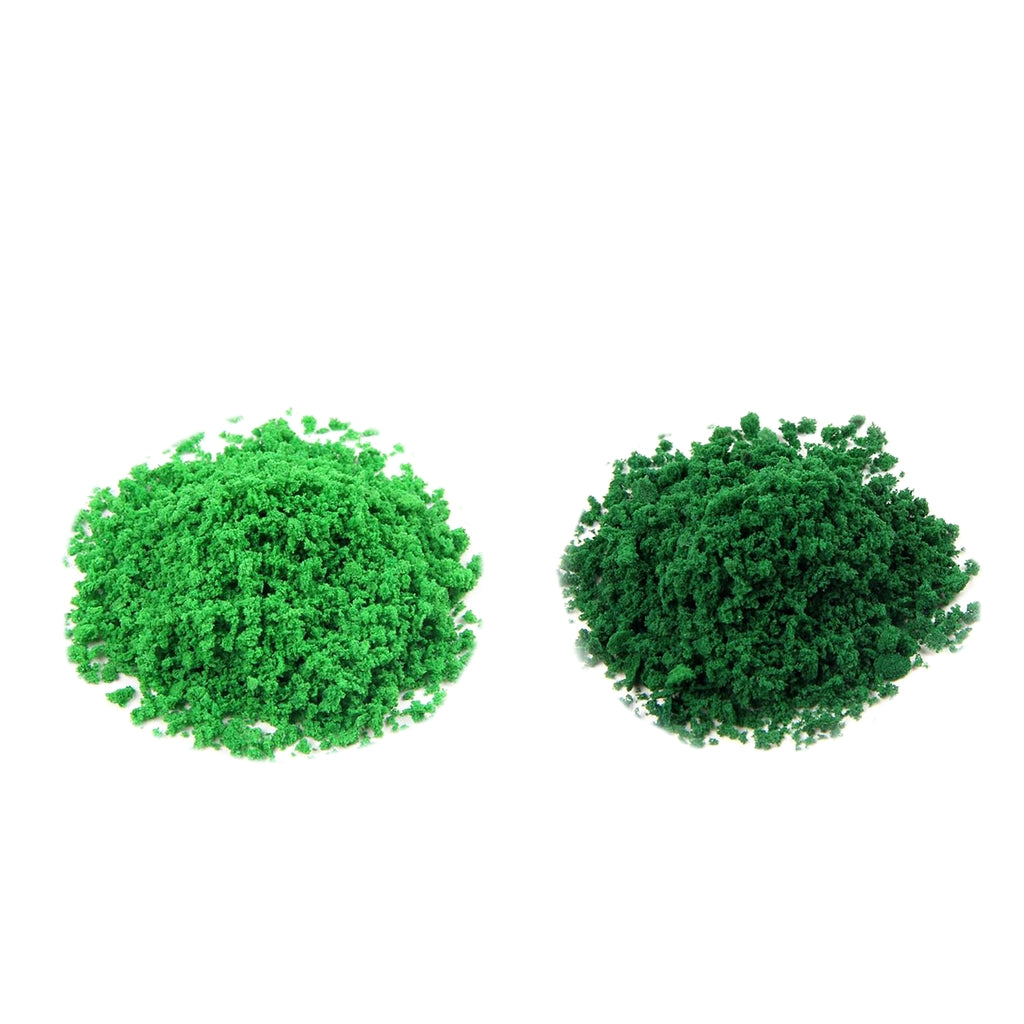 2 Pack Green Sponge Powder Tree Powder Sand Table Model Auxiliary Material