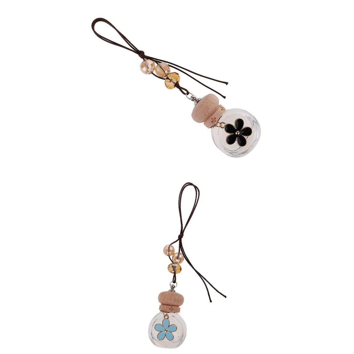 2pc Car Home Perfume Bottle Hanging Air Freshener Diffuser Fragrance Bottle