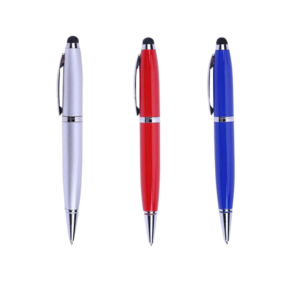 3Pcs 3in1 USB 2.0 Flash U Disk Screen Stylus Pen Writing Ballpoint Pen 16GB