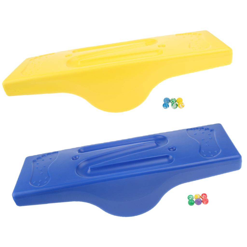 2 Pieces Kids Balance Board Ball Maze Balance Trainer Active Toy Game