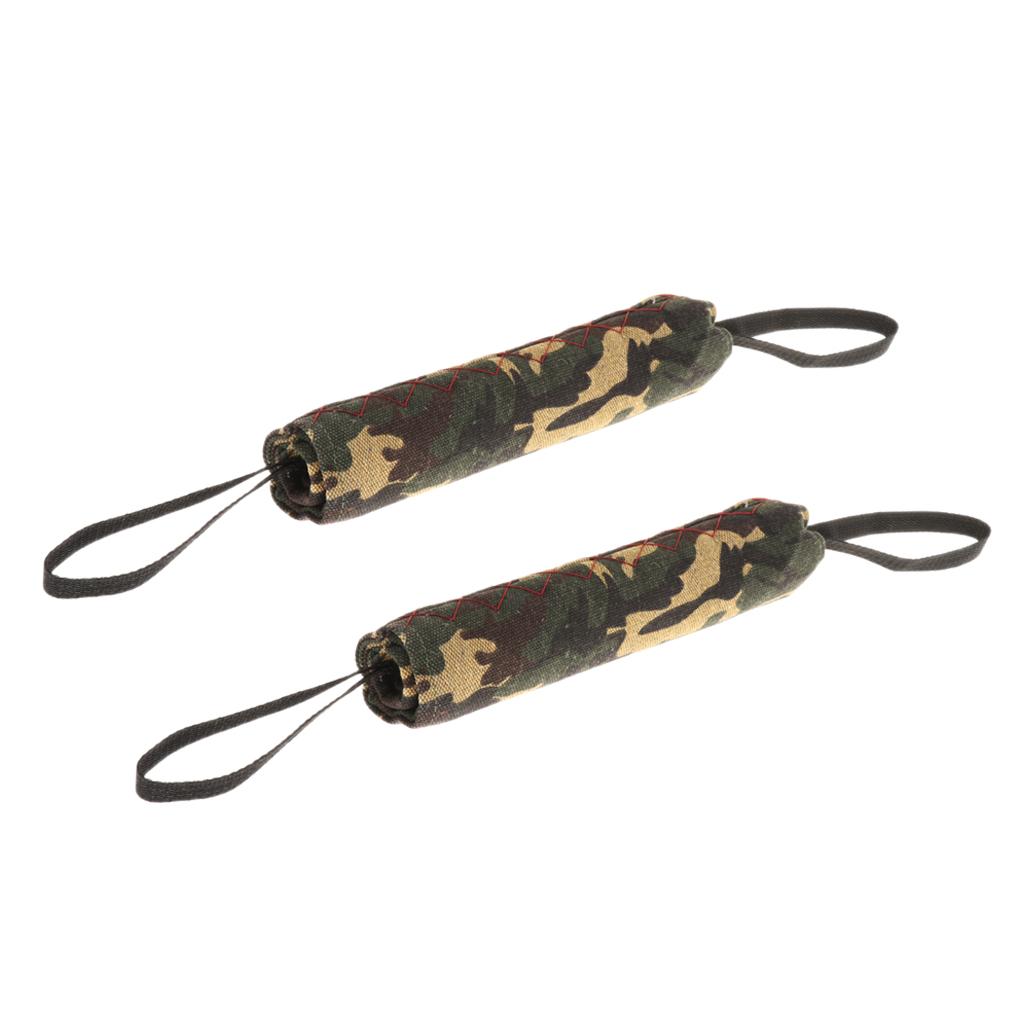 2 Pcs Dog Bite Tug Toy With 2 Handles - Best For Puppy Dog Tug Of War